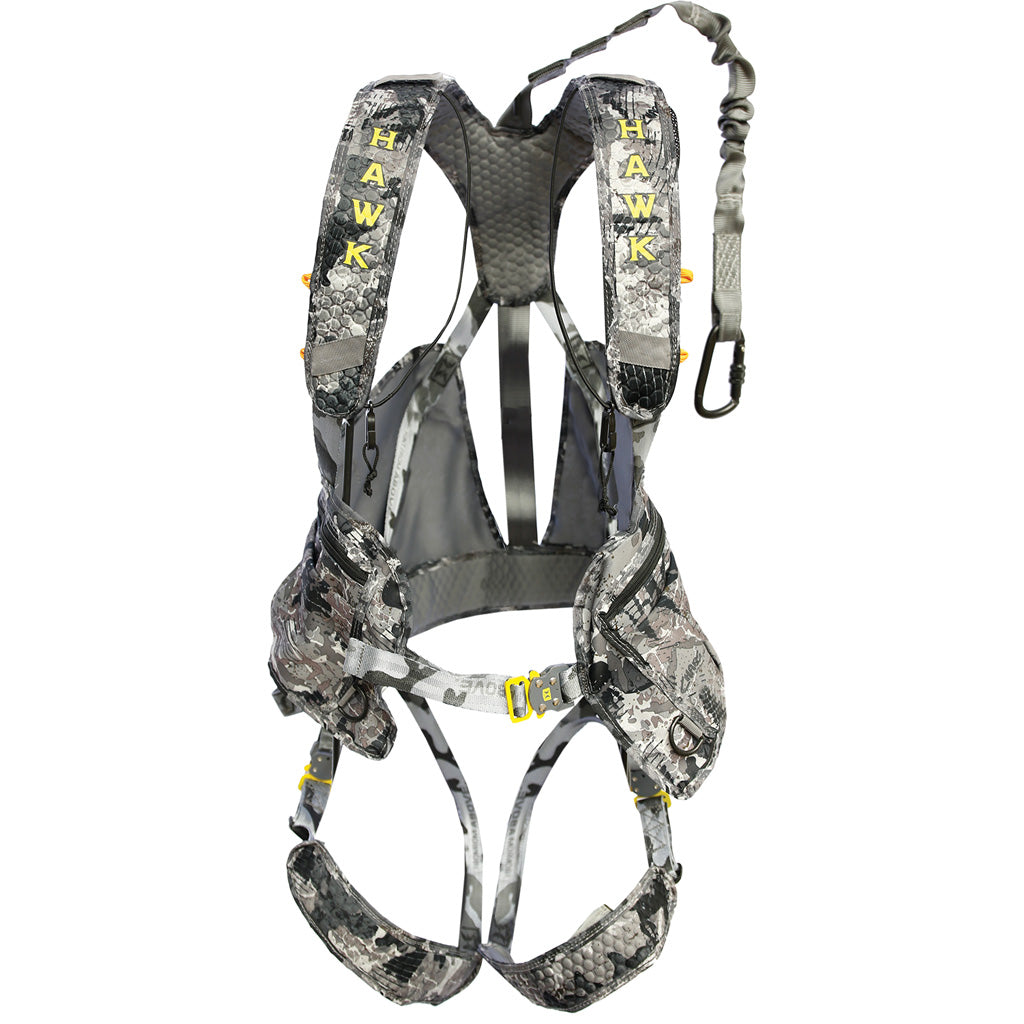 Hawk Elevate Pro Treestand Safety Harness with Quick Set Carabiner