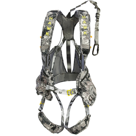 Hawk Elevate Pro Treestand Safety Harness with Quick Set Carabiner