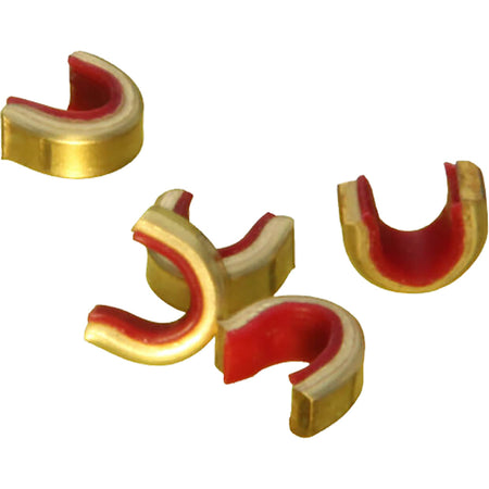 Saunders Brass Nok Set Red 16-18 Strand Archery 1000 Pack