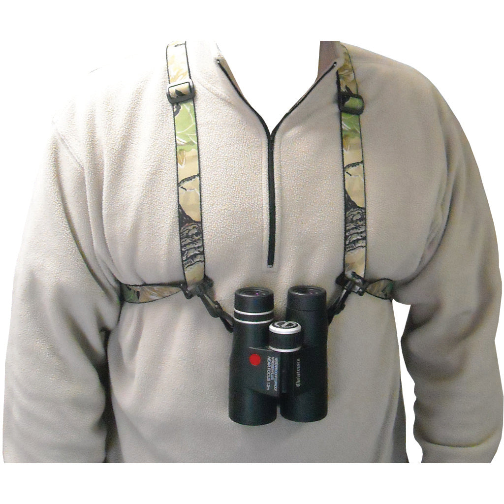 Horn Hunter Bino Harness System Camo Elastic Binocular Carrier
