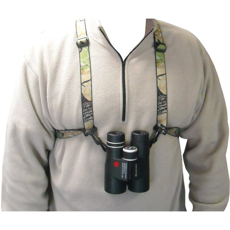 Horn Hunter Bino Harness System Camo Elastic Binocular Carrier