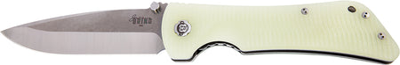 Southern Grind Bad Monkey 4" Folding Drop Point Satin 14C28N Blade, Jade Ghost Green G10 Handle with Pocket Clip