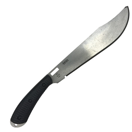 Southern Grind Grandaddy 11.78" Fixed Bowie Satin 8670 Steel Blade, Black G10 Handle