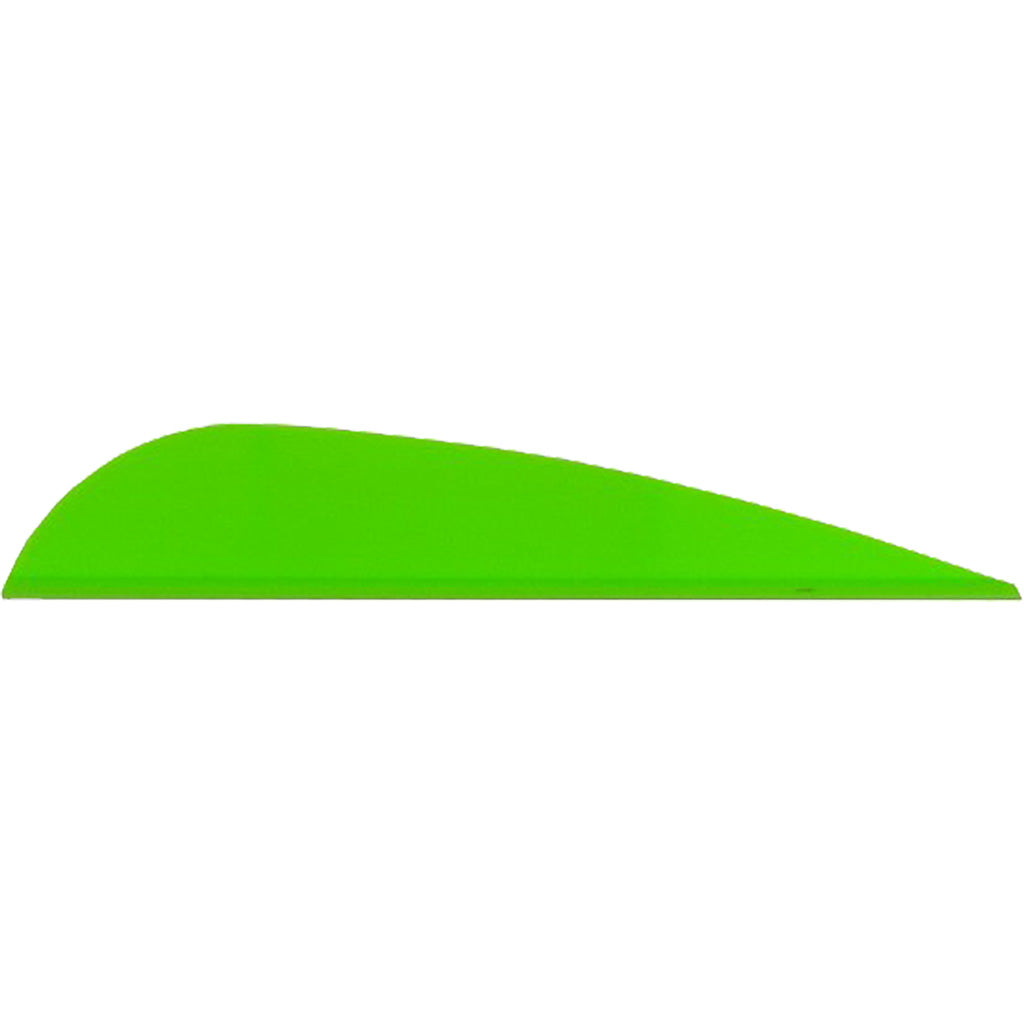 AAE Trad Vanes Bright Green 3 in. Traditional Archery 50 pk.