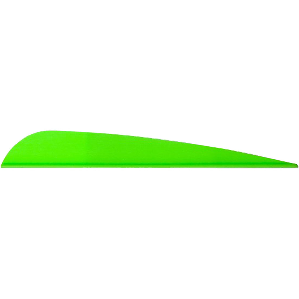 AAE Traditional Archery Vanes Bright Green 4 in. 50 Pack
