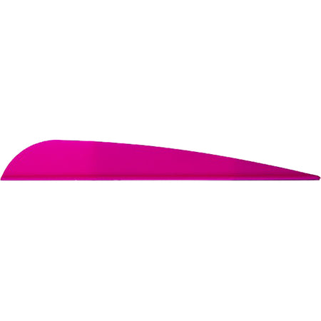 AAE Traditional Archery Vanes Hot Pink 4 in. 50 Pack