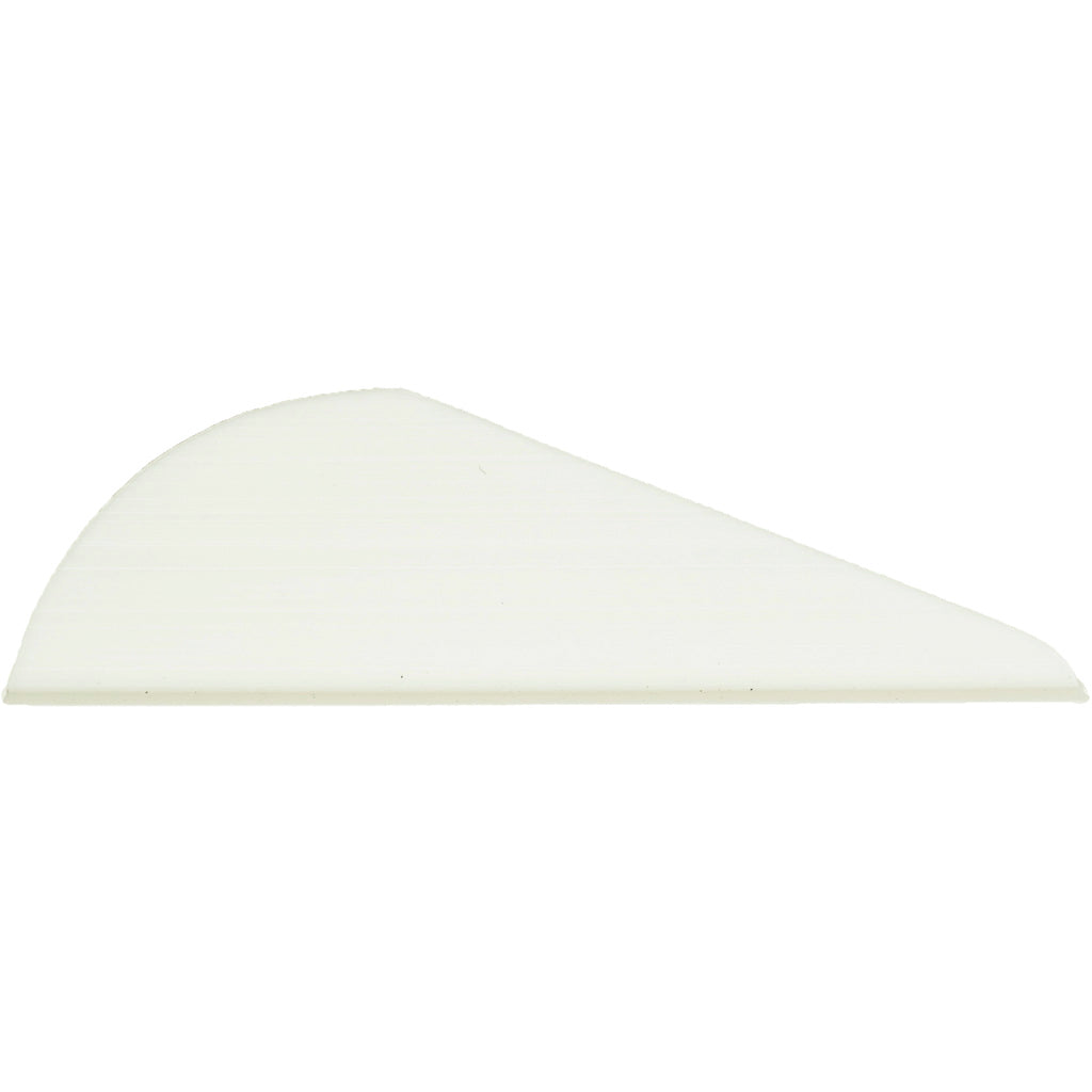 TAC Vanes Summit White 2 in. 100 Pack Parabolic Archery Vanes