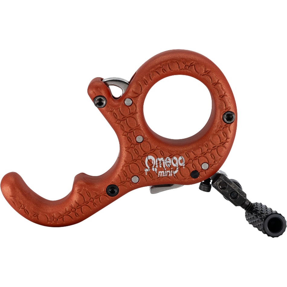 B3 Omega Mini 3 Finger Thumb-Sear Bow Release Blood Orange Cerakote
