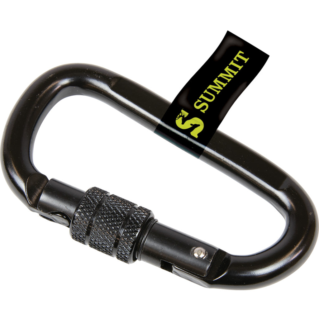 Summit Locking Carabiner Modified D-Shape Mountaineering Style
