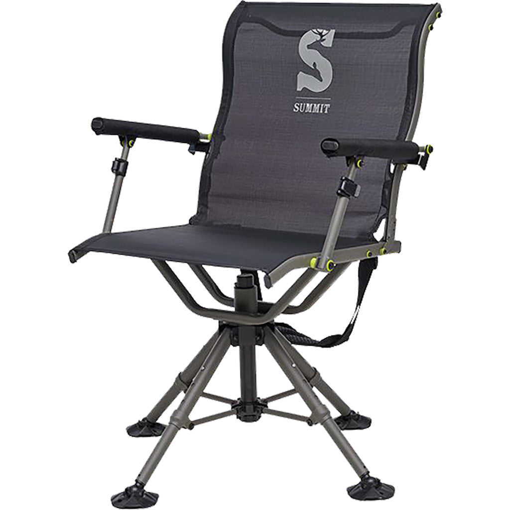 Summit Adjustable Shooting Chair 360-Degree Rotation Mesh Seat