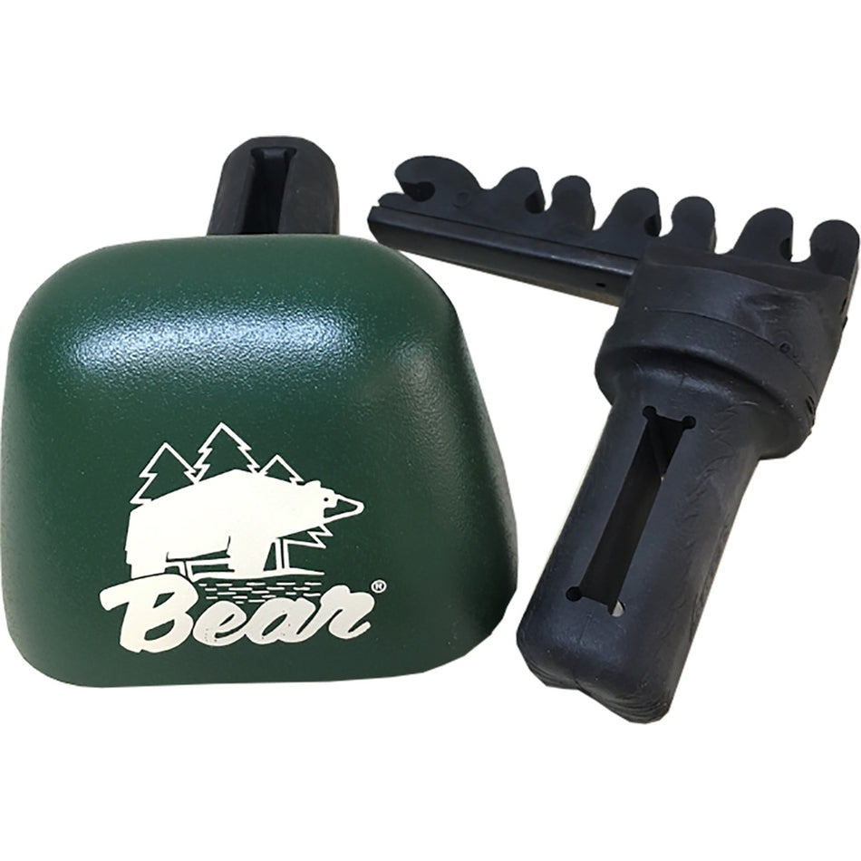 Selway Grayling Fred Bear Slide-On Recurve Quiver Green 5 Arrow