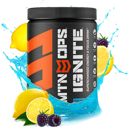 MTN OPS Ignite Blue Raspberry Lemonade Energy Supplement