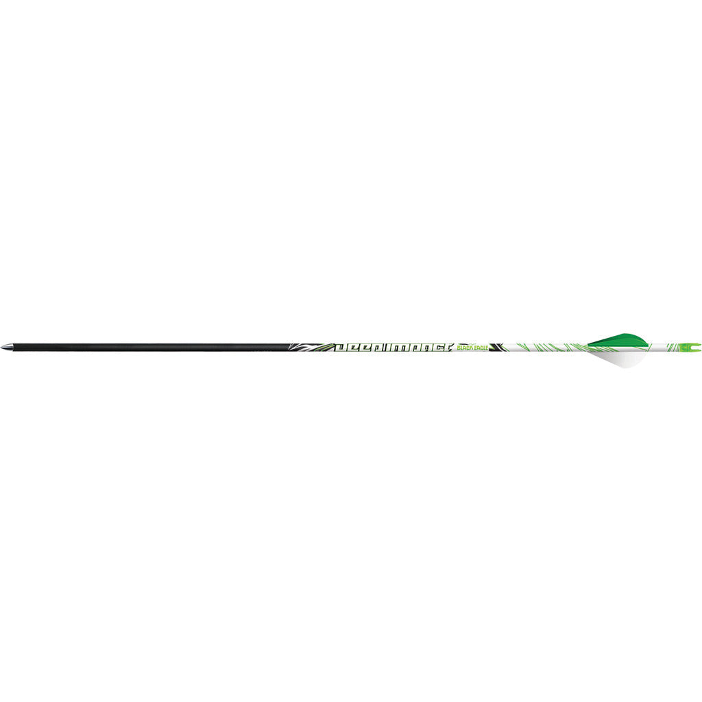 Black Eagle Deep Impact Carbon Arrows .001 400 Spine Blazer Vanes 6 pk.
