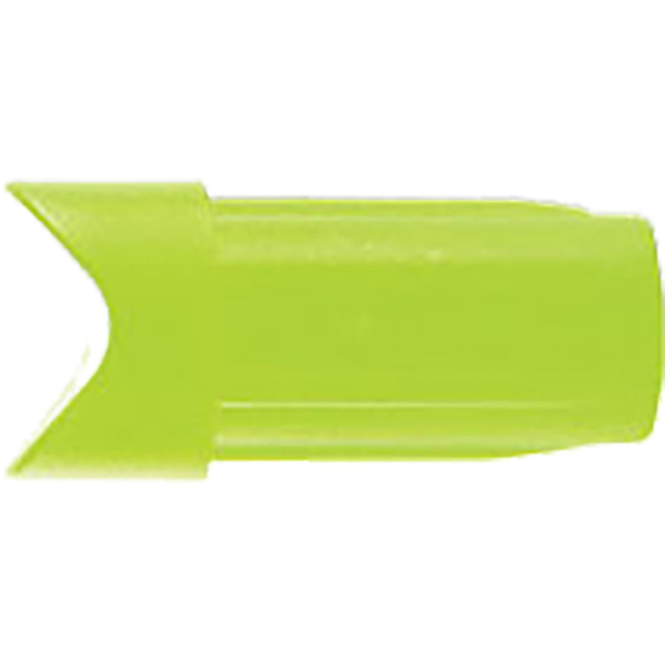 Black Eagle Half Moon Nocks Flo. Yellow 12-Pack for Crossbow Bolts
