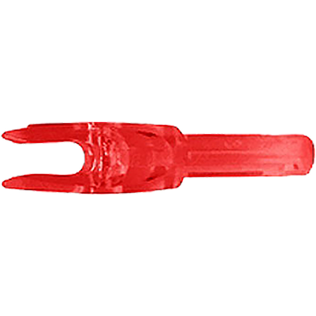 Black Eagle Micro ST M Nock Flo. Red 12-Pack for Recurve and Longbow