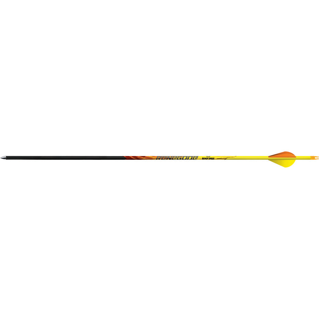 Black Eagle Renegade Carbon Arrows .005 350 Spine Blazer Vanes 6-Pack
