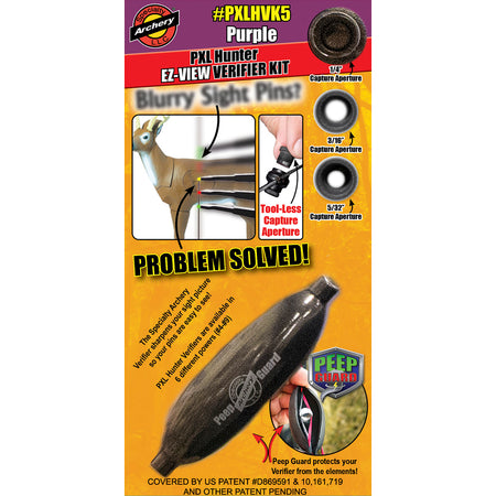 Specialty Archery PXL Hunter EZ-View Verifier Kit No. 9 Orange with Peep and Apertures