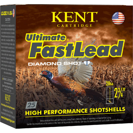 Kent Ultimate Fast Lead Upland Load 20 Gauge (20 ga.) 3 in. 1 1/4 oz. 6 Shot