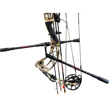 Conquest CF .500 Hunting Bow Stabilizer Kit Black 6/8 in. with SMAC Dampening
