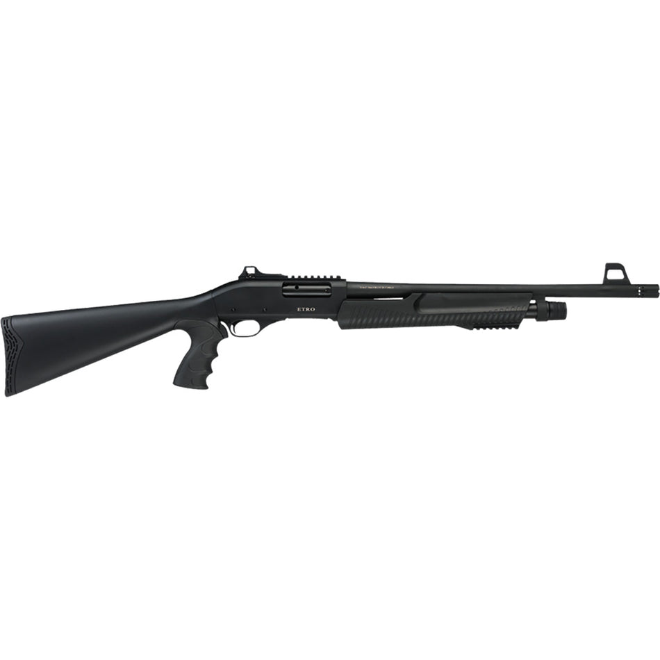 ATA Arms Etro ET10 Pump Action Shotgun 12 ga. 18.5 in. Black 3 in. Ghost Ring Sights