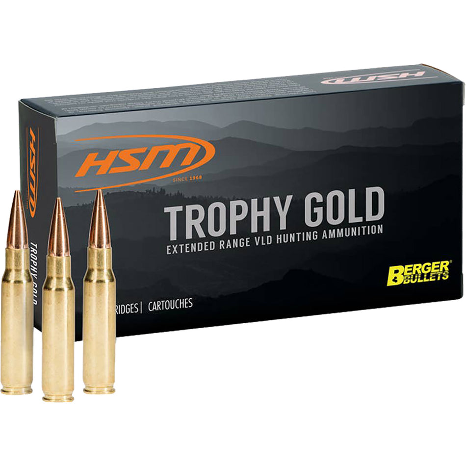 HSM Trophy Gold 7mm Remington Mag 140 gr BTHP ammo