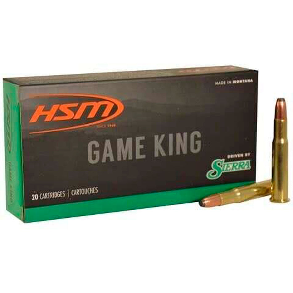 HSM HSM30308N Game King Spitzer Boat Tail SBT 170 Grain .30-30 Winchester
