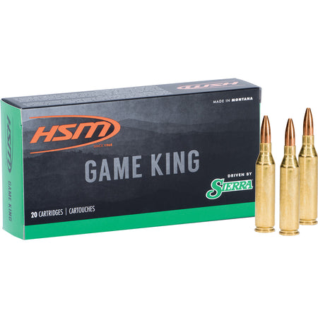 HSM Sierra Game King 7mm-08 Remington 150 gr JSP ammo