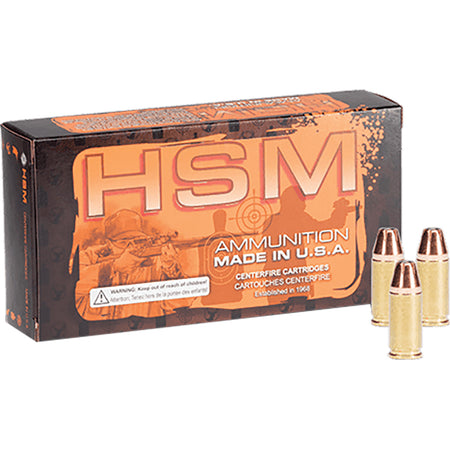 HSM HSM9mm3N Self Defense Jacketed Hollow Point JHP 115 Grain 9mm Luger/Parabellum