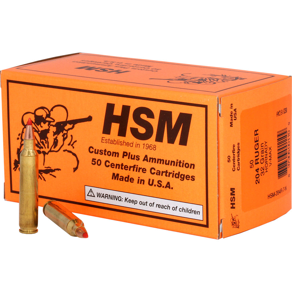 HSM Varmint .204 Ruger 32 gr PolyTip ammo