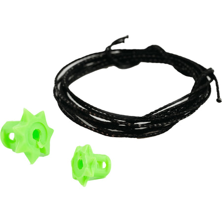 Bowmar Recurve Nose Button Green Small and Large 2 pc.