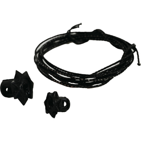 Bowmar Recurve Nose Button Black Small and Large 2 pc.