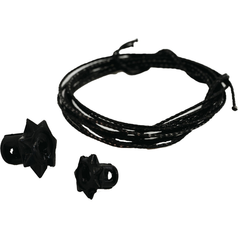 Bowmar Recurve Nose Button Black Small and Large 2 pc.