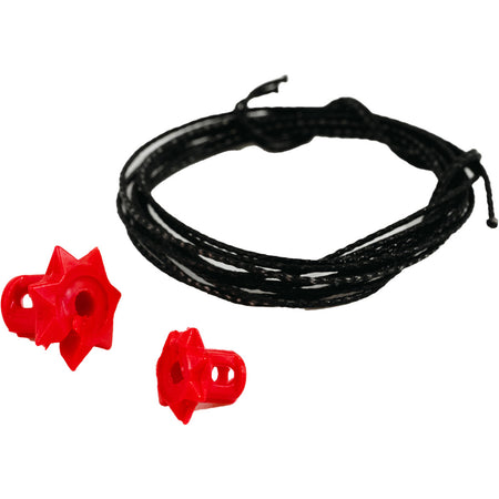 Bowmar Recurve Nose Button Red Small and Large 2 pc.