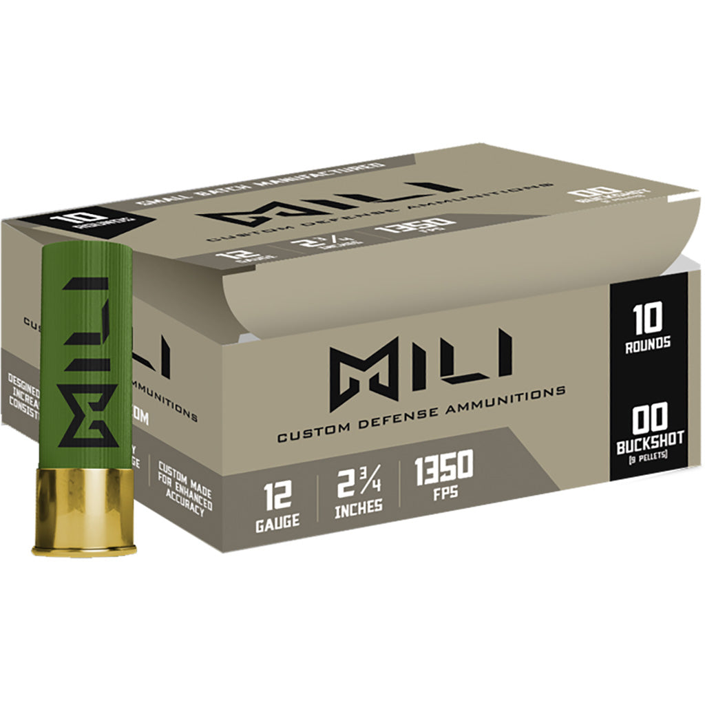 Migra Custom Defense 9 Pellet 12 Gauge 2.75 in / 2.75 in 00 Buck 1 oz