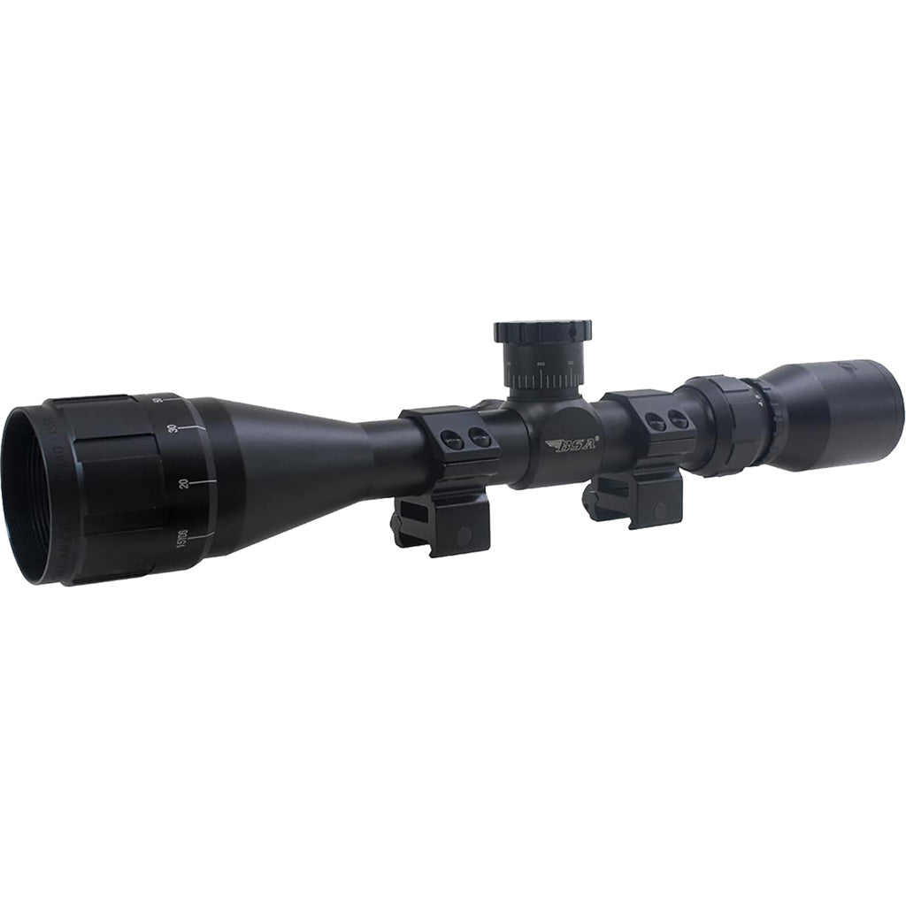 BSA Sweet 270 AO Rifle Scope 3-9x40mm with Weaver Rings