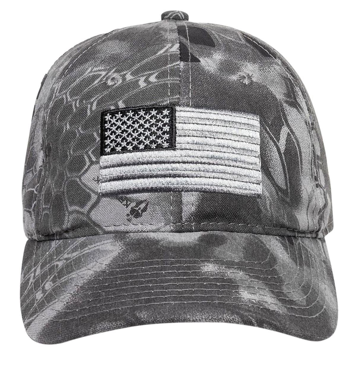 Outdoor Cap 120159-3-3 USA Flag Kryptek Raid Hook & Loop Unstructured Cap OSFA