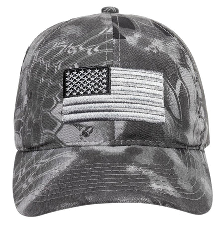 Outdoor Cap 120159-3-3 USA Flag Kryptek Raid Hook & Loop Unstructured Cap OSFA