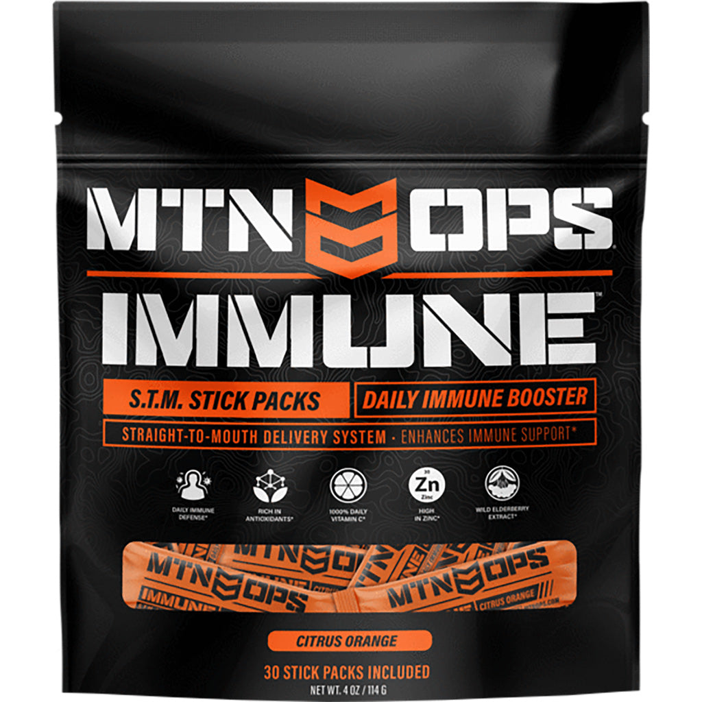 MTN Ops Immune STM Vitamin C and Zinc Stick Pack 30 ct