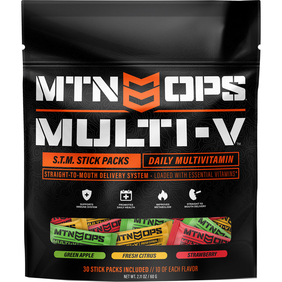 MTN Ops Multi-V STM Multivitamin Stick Pack 30 ct