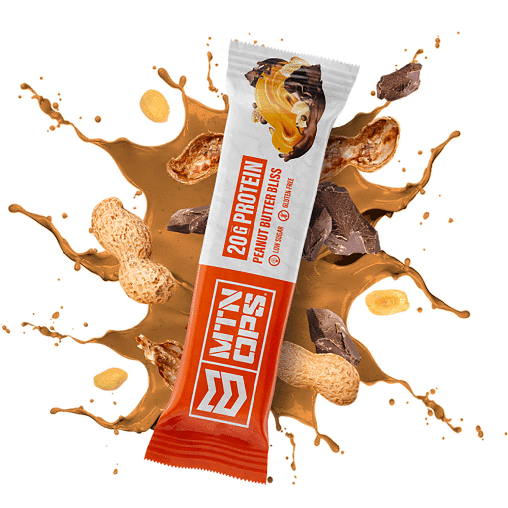 MTN Ops Protein Bar Peanut Butter Bliss 20g Protein 10 pk