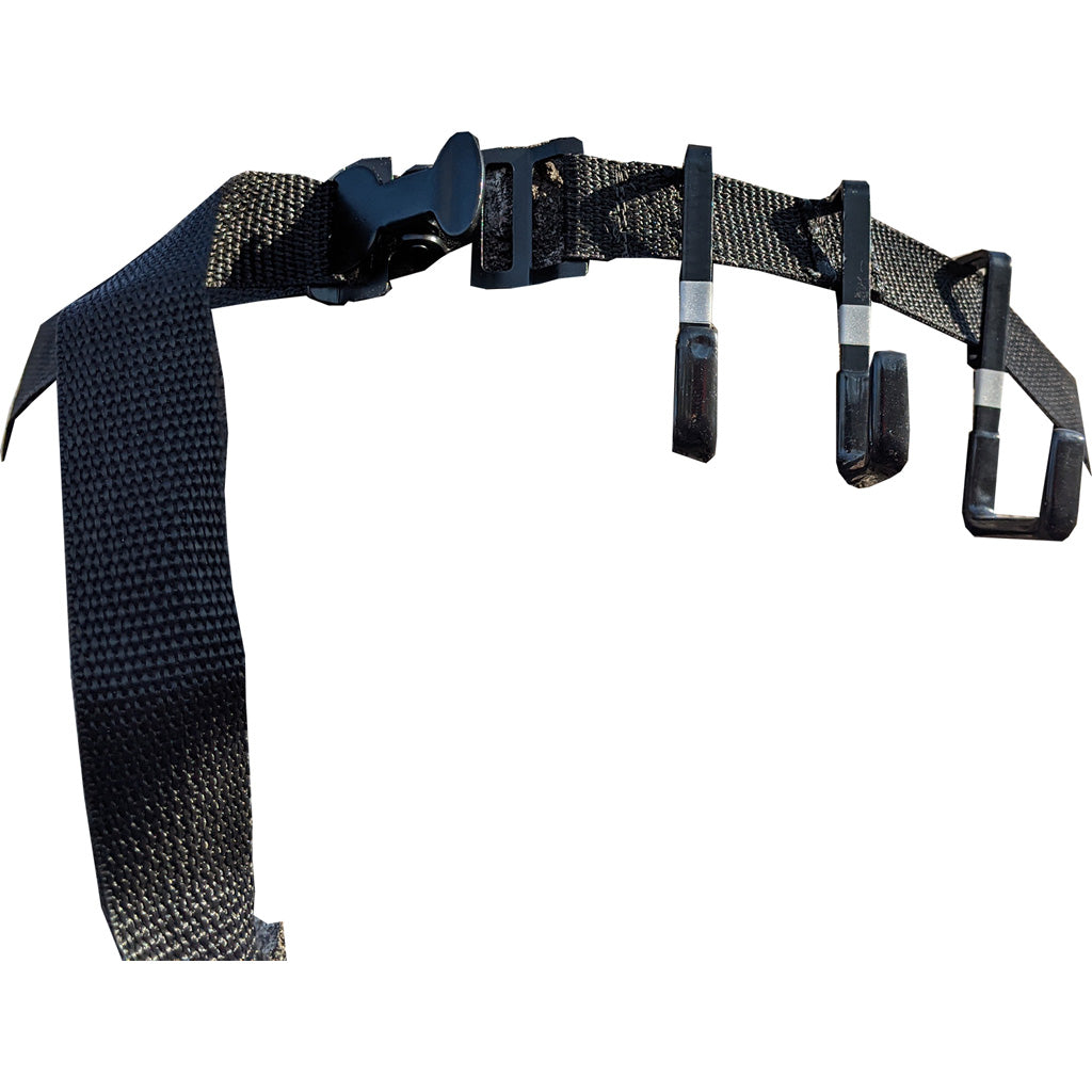 LOC Outdoorz Pro Hunt'r Tree Gear Belt Black Laser-Cut Metal Hooks