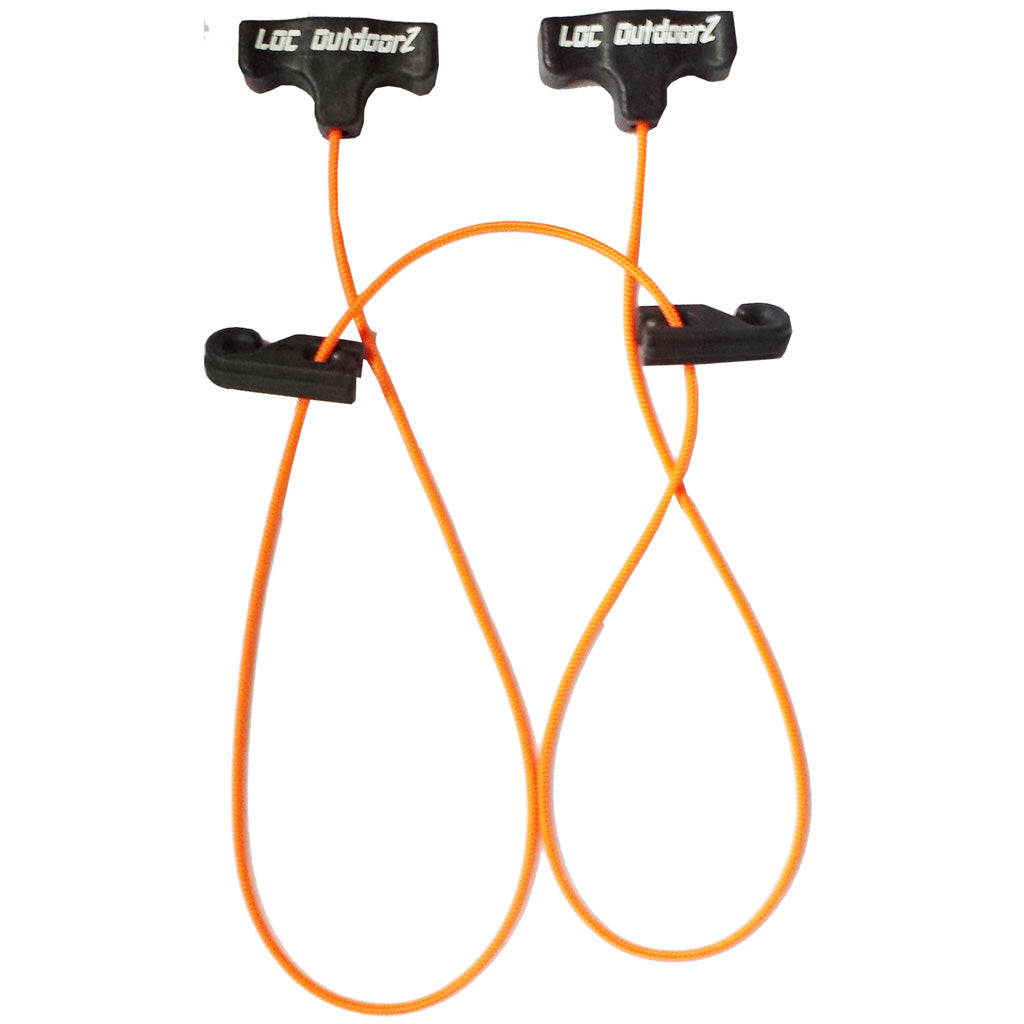 LOC Outdoorz Pro Hunt'r Crossbow Cocking Aid Orange Snap Hook Design