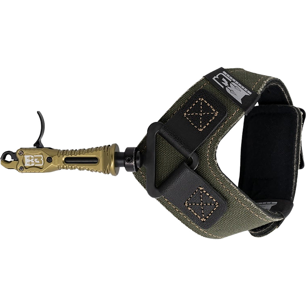 B3 Rook Bow Release Swivel Stem OD Green Wrist Strap