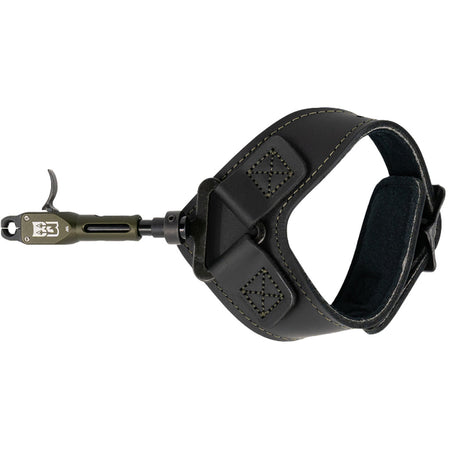 B3 Rival Bow Release Swivel Stem OD Green Curved Trigger