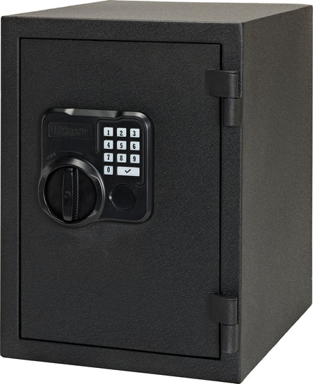 Hornady 95407 Fireproof Safe Keypad Key Entry Black Powder Coat Holds 2 Handguns Steel