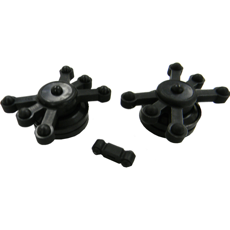 BowJax Crossbow Split Limb Dampener Black Universal with Bolt Spring Dampener
