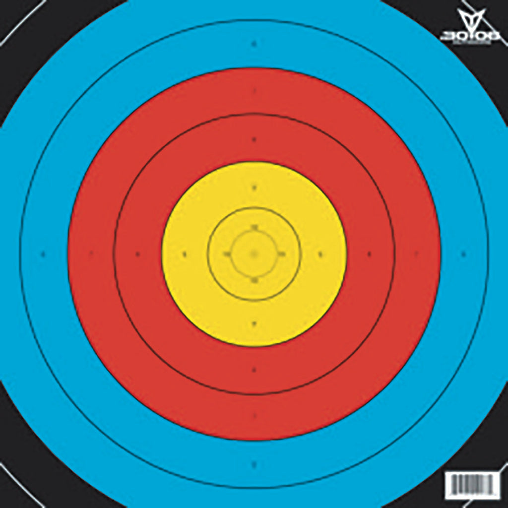30-06 FITA 50m Archery Paper Target 80cm 100 Pack