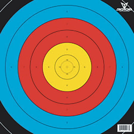 30-06 FITA 50m Archery Paper Target 80cm 100 Pack