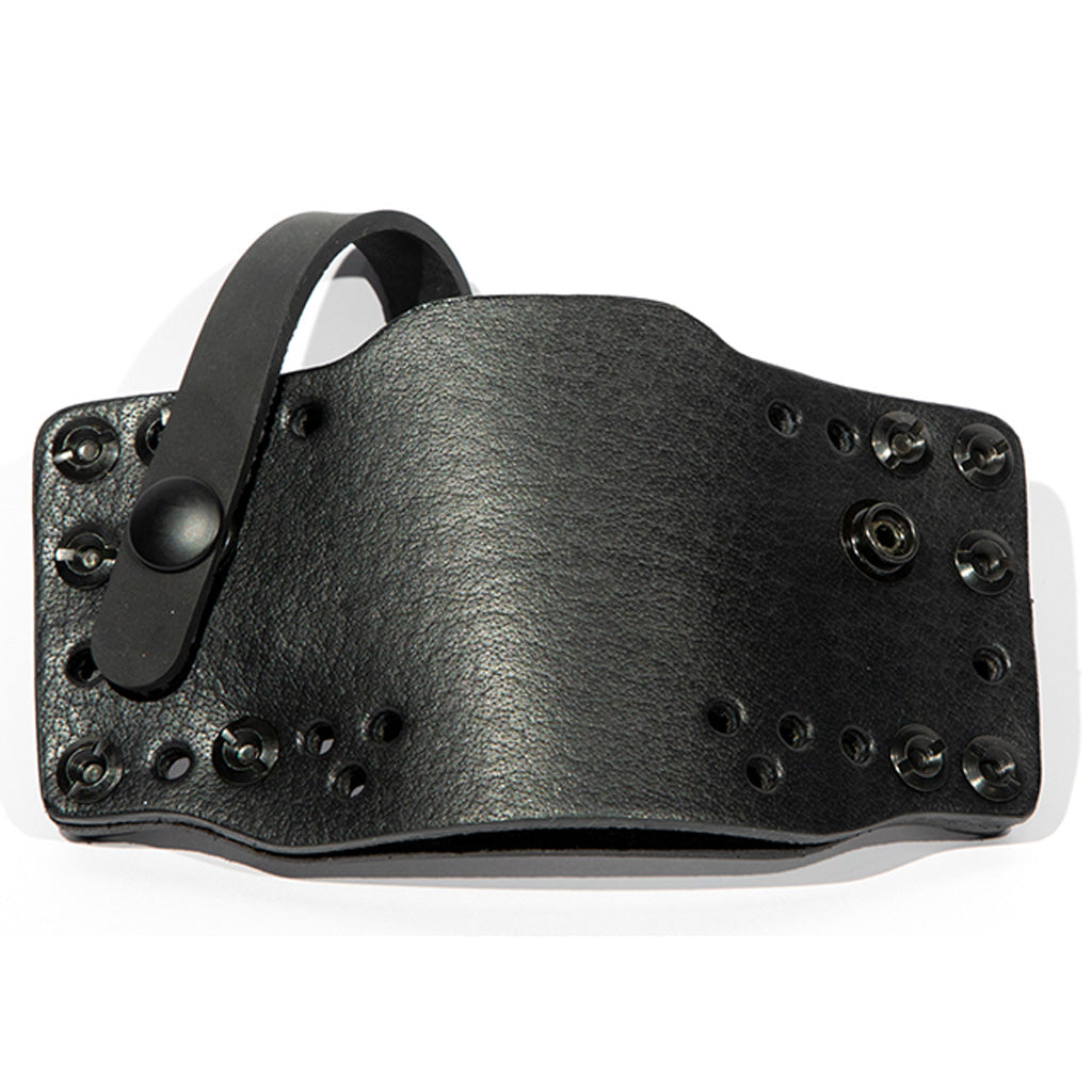 Limbsaver Cross-Tech Leather Clip-On Holster with Strap Black