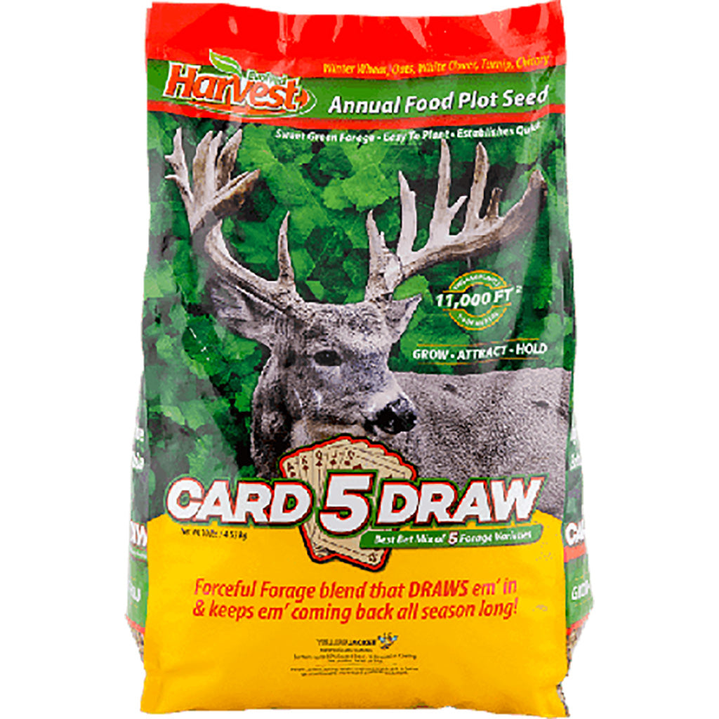 Evolved 5 Card Draw Deer Food Plot Seed Blend 10 lb.